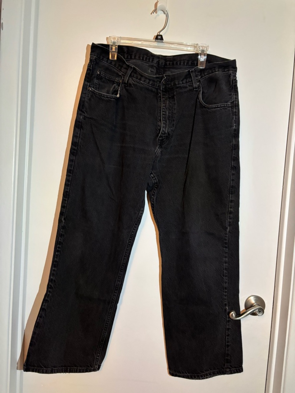 Arizona Jean Company Men's Black Straight Jeans